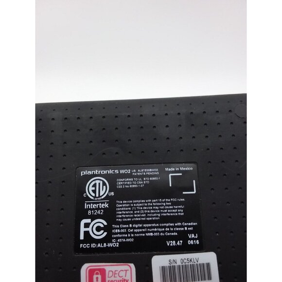 Plantronics SAVI W720 Multi Device Wireless Headset System Bluetooth Box Manual - Picture 14 of 15